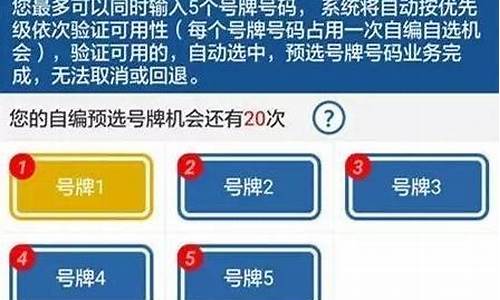 二手车选号后可以改吗_二手车选了号还要干嘛呢